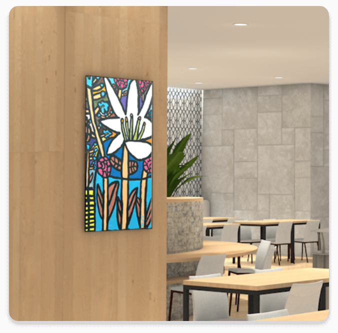 壁面設置 [49インチモニター]