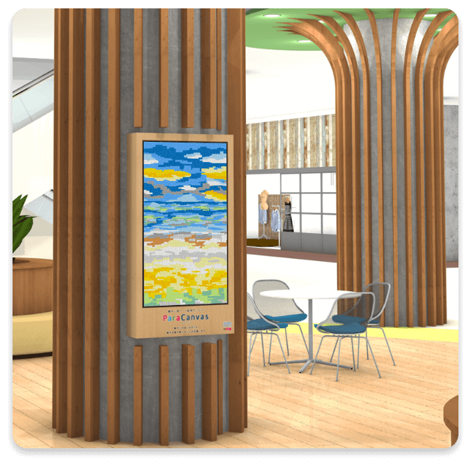 壁面設置 [49インチモニター]